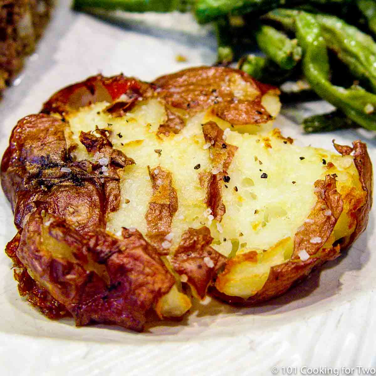 Easy Smashed Potatoes - 101 Cooking For Two
